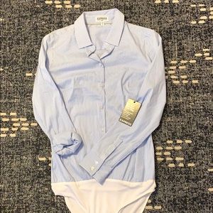 Express Essentials Dress Shirt Bodysuit
